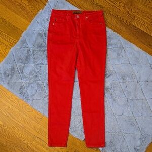 Judy Blue Red Skinny Jeans, Junior Womens 11/30, Great Condition